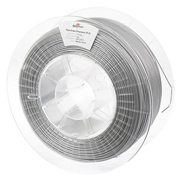 Główne zdjęcie produktu Spectrum 3D filament, PLA Glitter, 1,75mm, 1000g, 80176, silver metallic