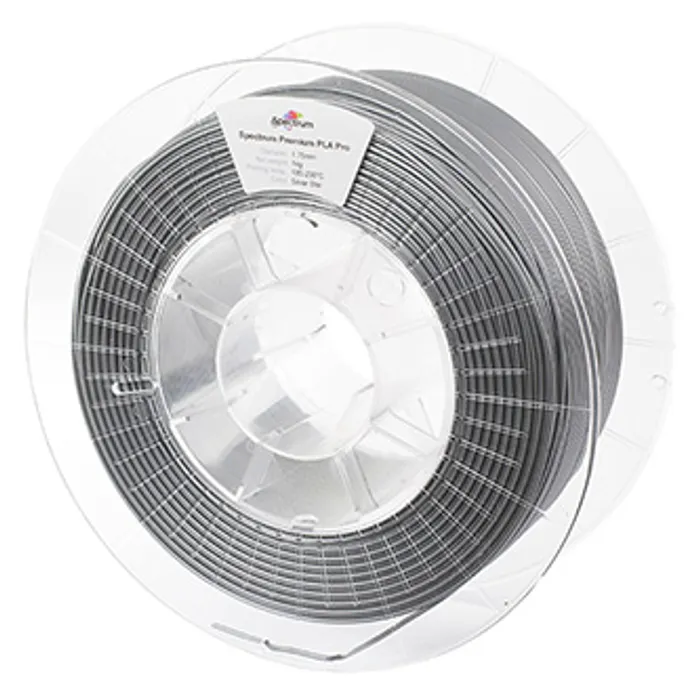 Główne zdjęcie produktu Spectrum 3D filament, PLA Pro, 1,75mm, 1000g, 80105, silver star
