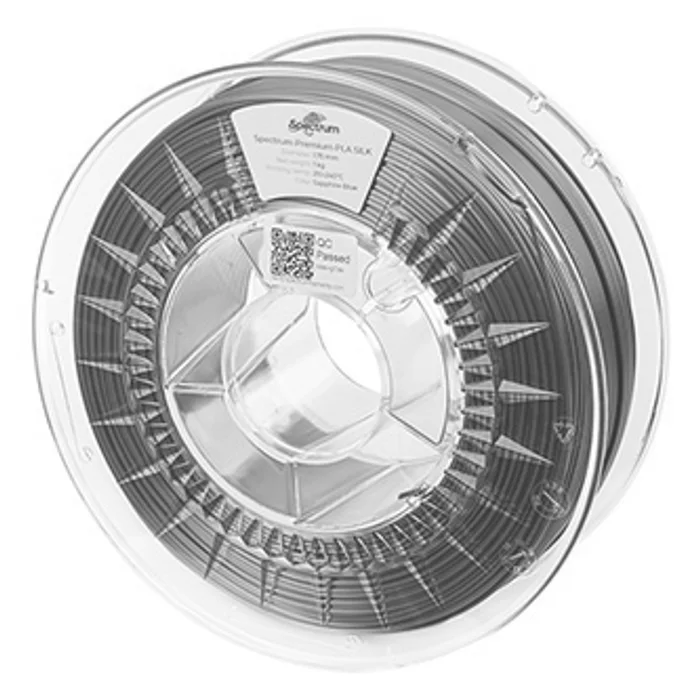 Główne zdjęcie produktu Spectrum 3D filament, PLA Silk, 1,75mm, 1000g, 80265, sapphire blue