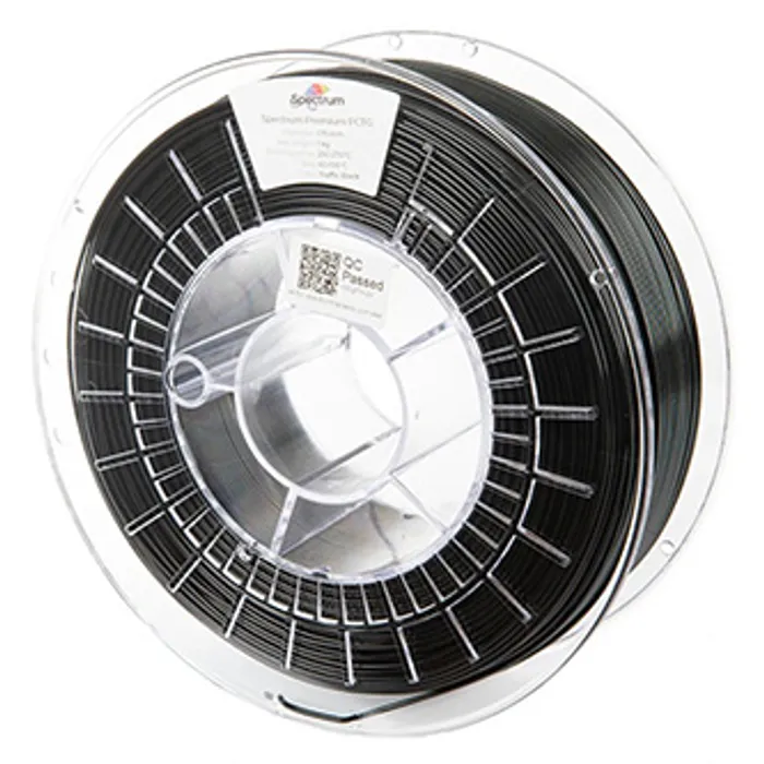 Główne zdjęcie produktu Spectrum 3D filament, Premium PCTG, 1,75mm, 1000g, 80665, traffic black