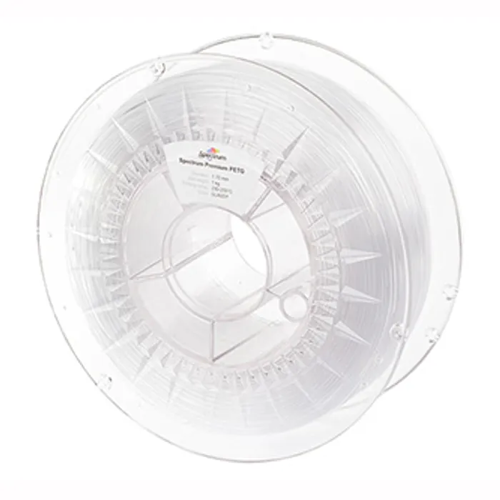 Główne zdjęcie produktu Spectrum 3D filament, Premium PET-G, 1,75mm, 1000g, 80054, glassy