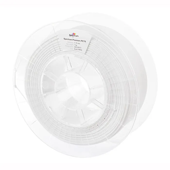 Główne zdjęcie produktu Spectrum 3D filament, Premium PET-G, 1,75mm, 1000g, 80057, arctic white