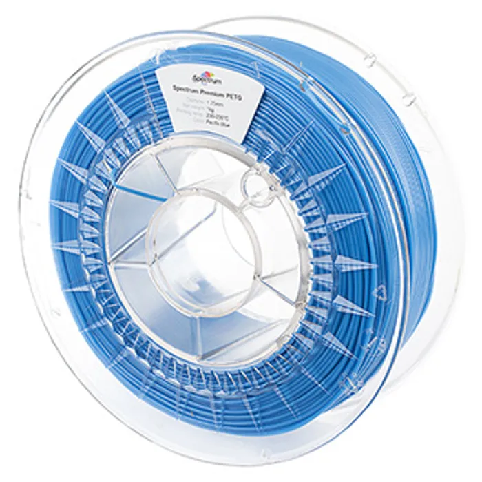 Główne zdjęcie produktu Spectrum 3D filament, Premium PET-G, 1,75mm, 1000g, 80061, pacific blue