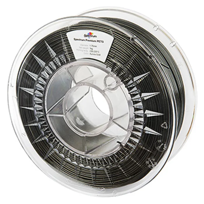 Główne zdjęcie produktu Spectrum 3D filament, Premium PET-G Glitter, 1,75mm, 1000g, 80312, aurora gold