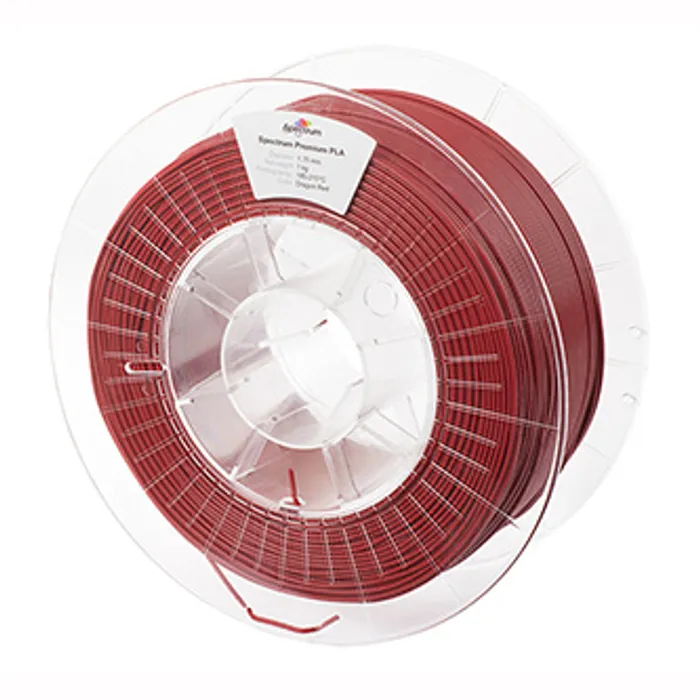 Główne zdjęcie produktu Spectrum 3D filament, Premium PLA, 1,75mm, 1000g, 80003, dragon red