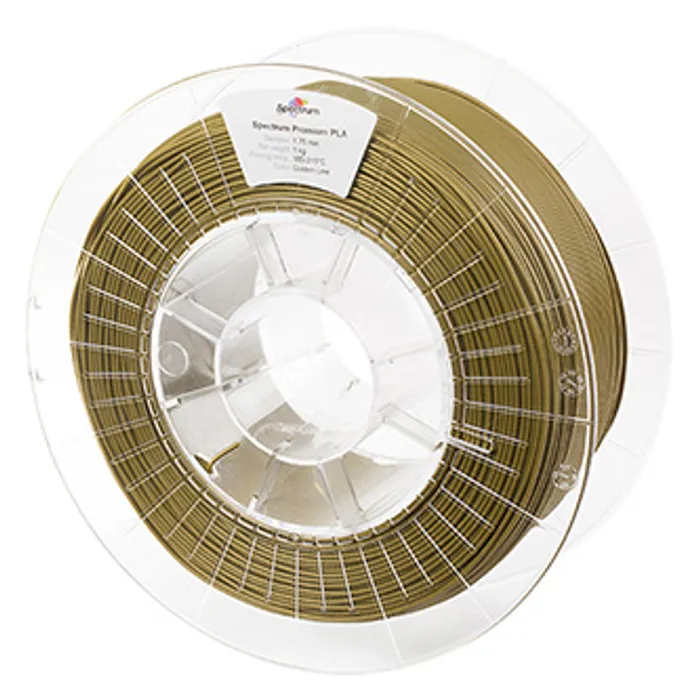 Główne zdjęcie produktu Spectrum 3D filament, Premium PLA, 1,75mm, 1000g, 80005, golden line