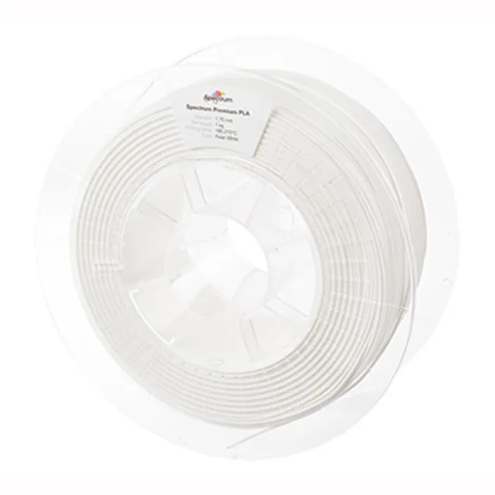 Główne zdjęcie produktu Spectrum 3D filament, Premium PLA, 1,75mm, 1000g, 80012, polar white