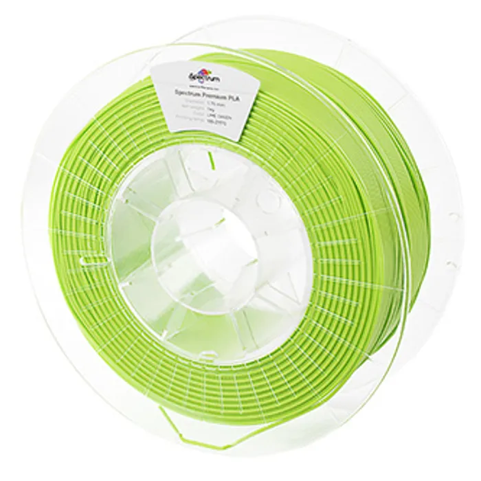 Główne zdjęcie produktu Spectrum 3D filament, Premium PLA, 1,75mm, 1000g, 80014, lime green