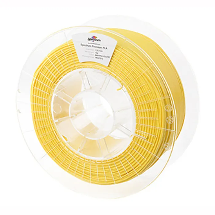 Główne zdjęcie produktu Spectrum 3D filament, Premium PLA, 1,75mm, 1000g, 80020, bahama yellow