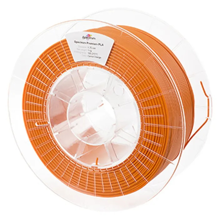 Główne zdjęcie produktu Spectrum 3D filament, Premium PLA, 1,75mm, 1000g, 80040, carrot orange