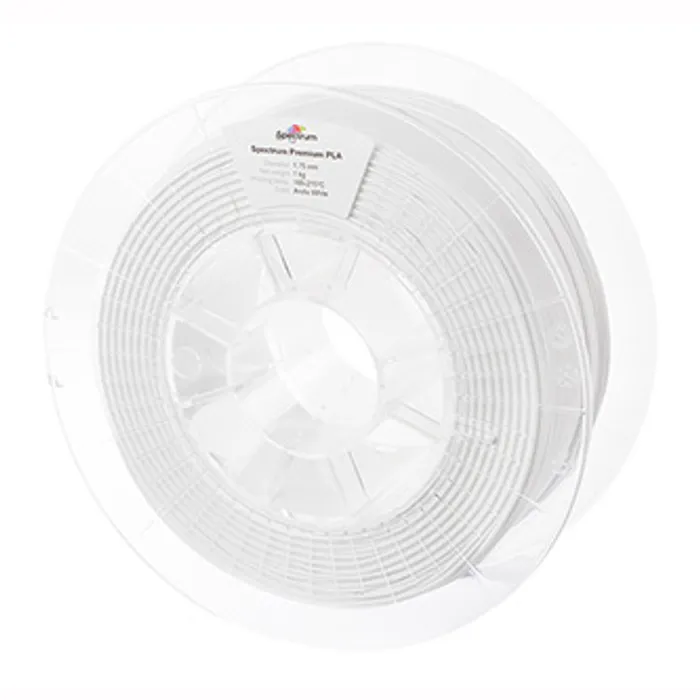 Główne zdjęcie produktu Spectrum 3D filament, Premium PLA, 1.75mm, 1000g, 80042, arctic white