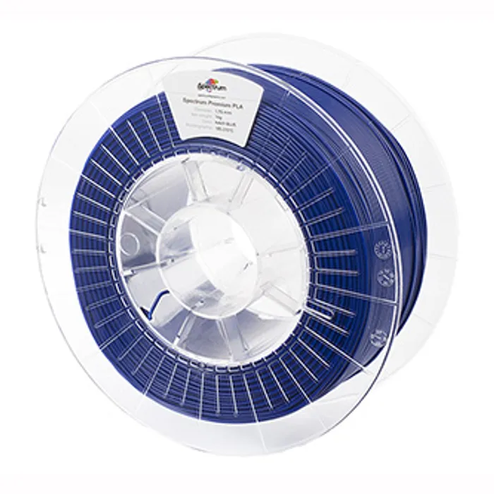 Główne zdjęcie produktu Spectrum 3D filament, Premium PLA, 1,75mm, 1000g, 80043, navy blue
