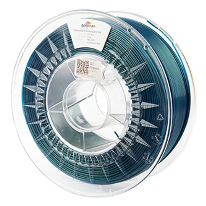 Główne zdjęcie produktu Spectrum 3D filament, Premium PLA, 1,75mm, 1000g, 80275, carribean blue