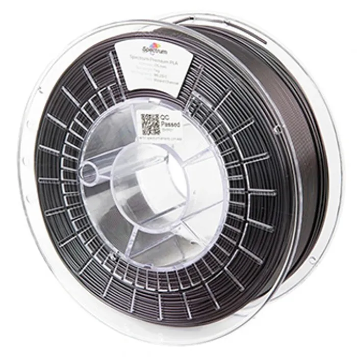 Główne zdjęcie produktu Spectrum 3D filament, Premium PLA, 1,75mm, 1000g, 80580, wizard charcoal