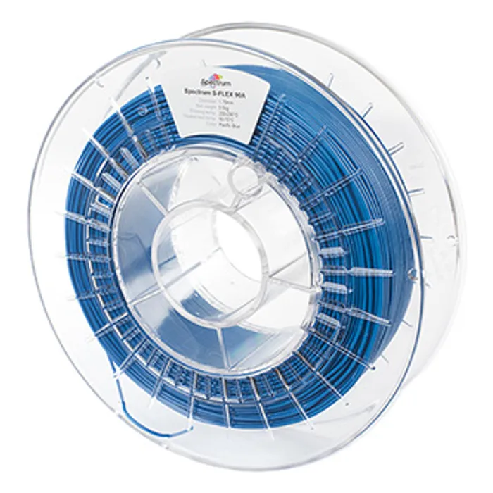 Główne zdjęcie produktu Spectrum 3D filament, S-Flex 90A, 1,75mm, 500g, 80257, pacific blue