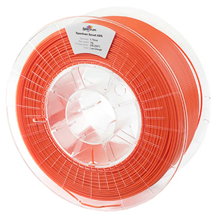Główne zdjęcie produktu Spectrum 3D filament, Smart ABS, 1,75mm, 1000g, 80091, lion orange