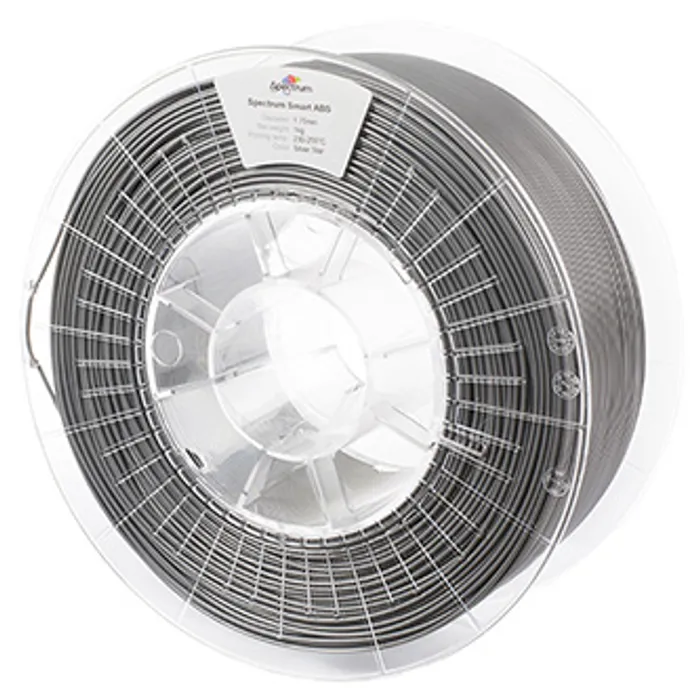Główne zdjęcie produktu Spectrum 3D filament, Smart ABS, 1,75mm, 1000g, 80095, silver star