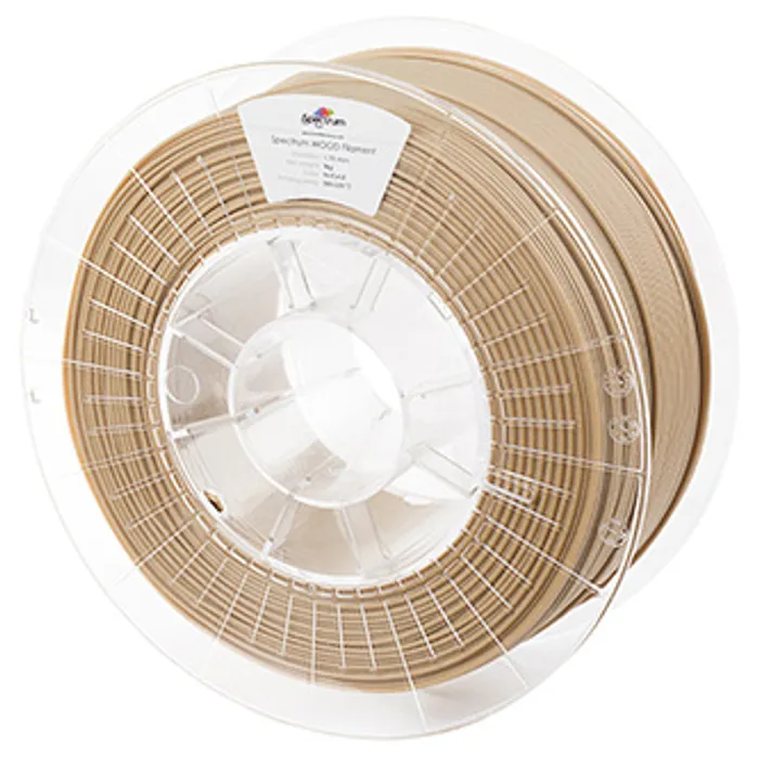 Główne zdjęcie produktu Spectrum 3D filament, Wood, 1,75mm, 1000g, 80170, natural