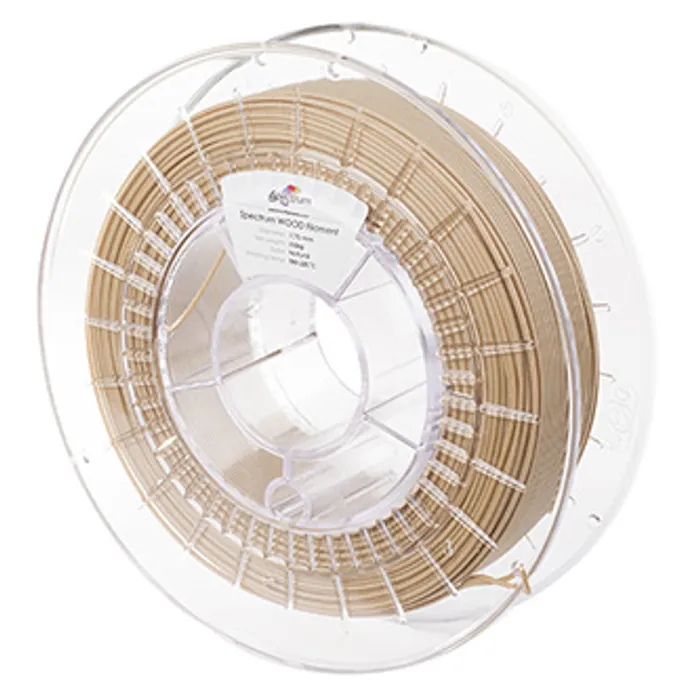 Główne zdjęcie produktu Spectrum 3D filament, Wood, 1,75mm, 500g, 80169, natural