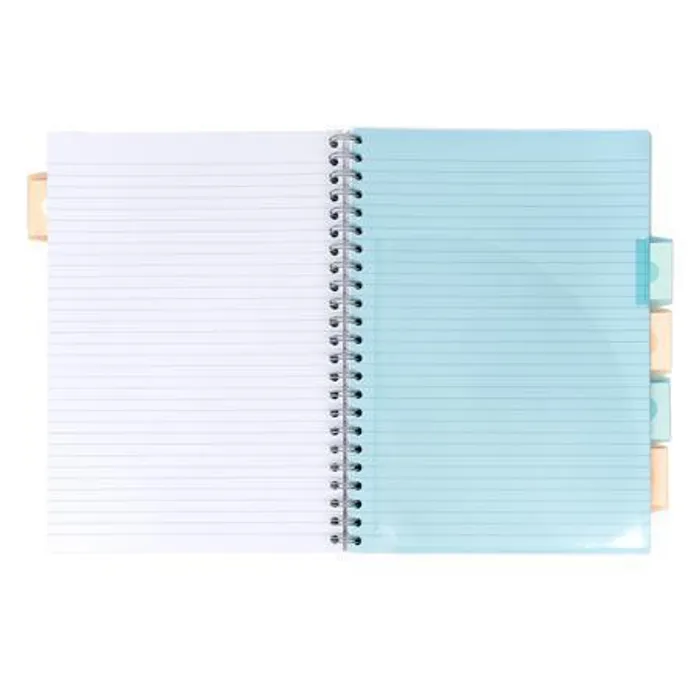Główne zdjęcie produktu Spirálový sešit "Pastel project book", mix, A4, linkovaný, 100 listů, PUKKA PAD 2012-PST