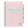 Spiralowy zeszyt "Pastel project book", mix, A4, w linie, 100 kartek, PUKKA PAD 2012-PST