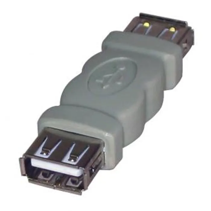 Główne zdjęcie produktu Spojka, (2.0), USB A (2.0) F-USB A (2.0) F, 0, šedá, Logo, blistr