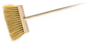 Spokar Koště zatloukané s holí, syntetické vlákna (PVC), hůl 120 cm