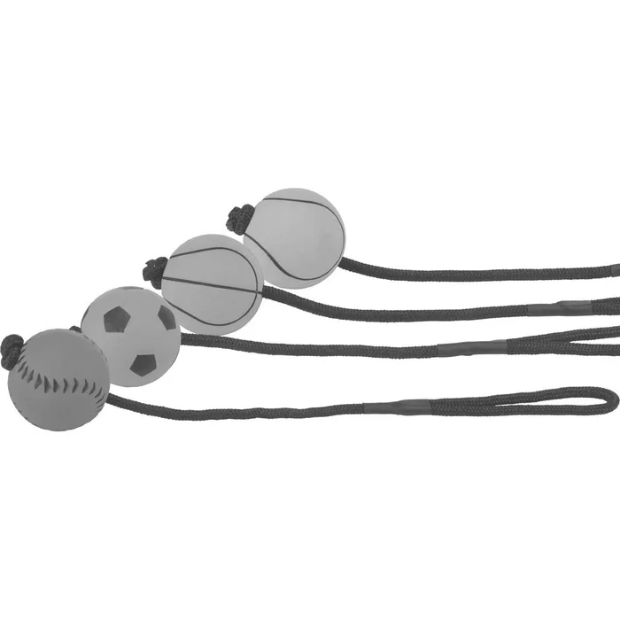 Główne zdjęcie produktu Sportovní míč na šňůře, mechová guma, 6cm/30cm TRIXIE