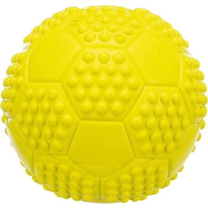 Główne zdjęcie produktu Sportovní míč z tvrdé gumy se zvukem 7 cm