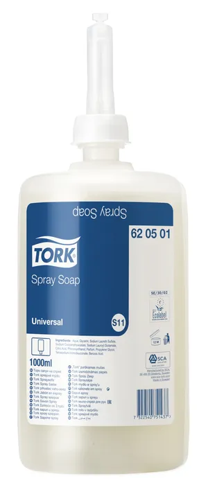 Główne zdjęcie produktu Sprejové parfemované mýdlo TORK 1l S11 NEW [1 ks]