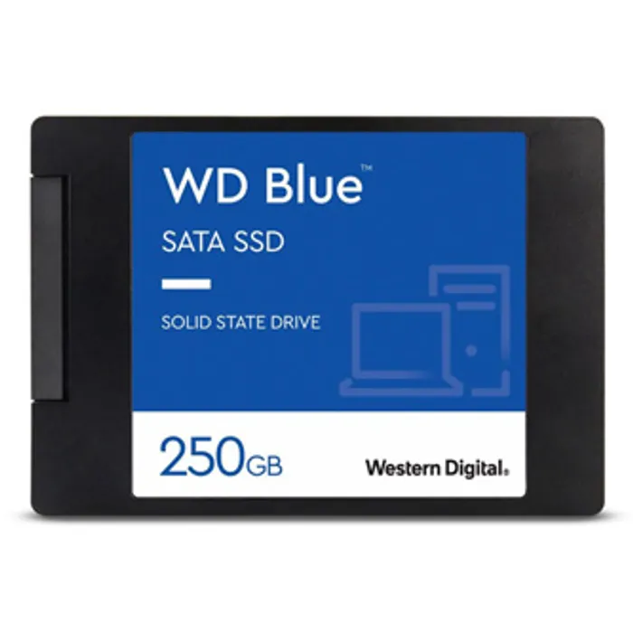 Główne zdjęcie produktu SSD Western Digital 2.5", SATA III, 500GB, WD Blue 3D NAND, WDS500G3B0A, 560 MB/s-R, 510