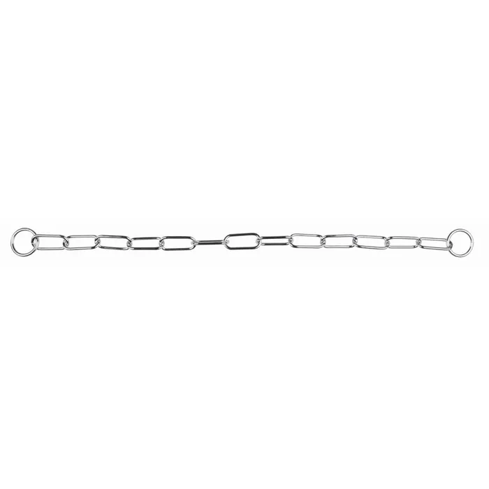 Główne zdjęcie produktu Stahovací obojek jednořadý, velká oka L-XL:58cm/4mm