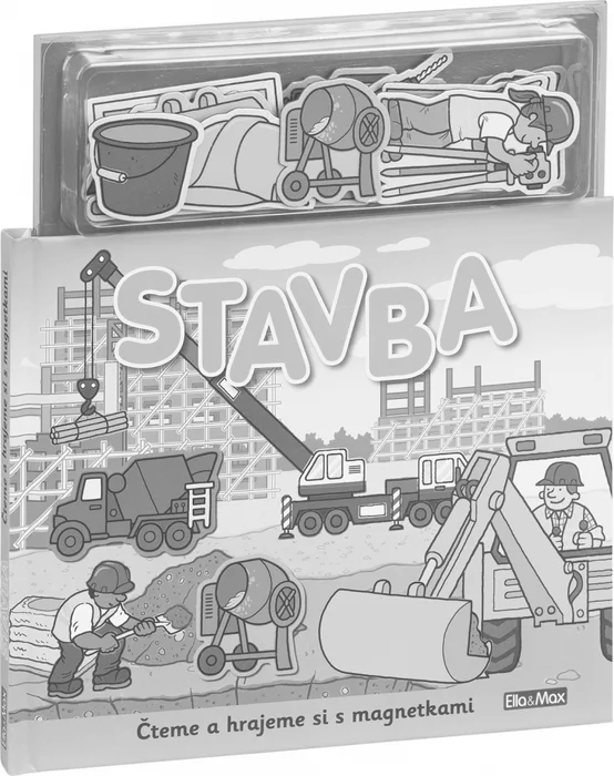 Główne zdjęcie produktu STAVBA ¦ Knížka s magnetkami