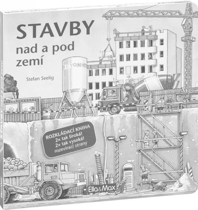 Główne zdjęcie produktu STAVBY NAD A POD ZEMÍ – Velkoformátová rozkládací kniha