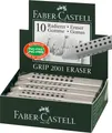 Gumka Grip 2001 trójkątna, szara Faber-Castell 187100