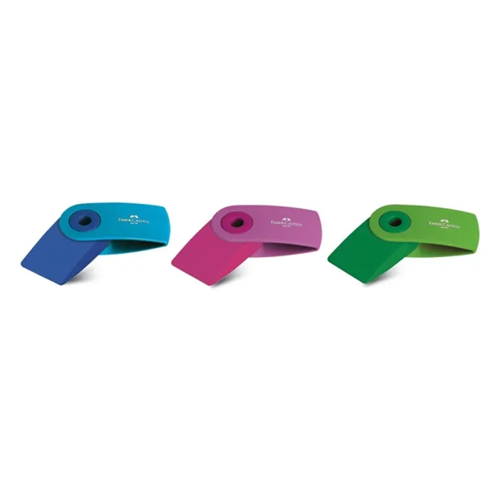 Główne zdjęcie produktu Stěrací pryž PVC-FREE Sleeve Mini pap.krabička trendy Faber Castell 182448