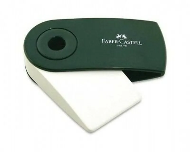 Główne zdjęcie produktu Stěrací pryž Sleeve zelená Faber-Castell 182402