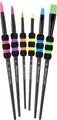 Pędzle Faber-Castell Soft Touch Black - 6 szt.