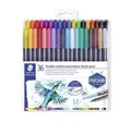 Następne zdjęcie produktu Pisaki pędzelkowe Marsgraphic Duo, zestaw, 36 kolorów, 0,5-0,8/1,0-6,0 mm, dwustronne, STAEDTLE