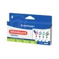 Centropen, zestaw markerów do tablic whiteboard 8559, color, 4szt, 2.5mm, na bazie alkoholu
