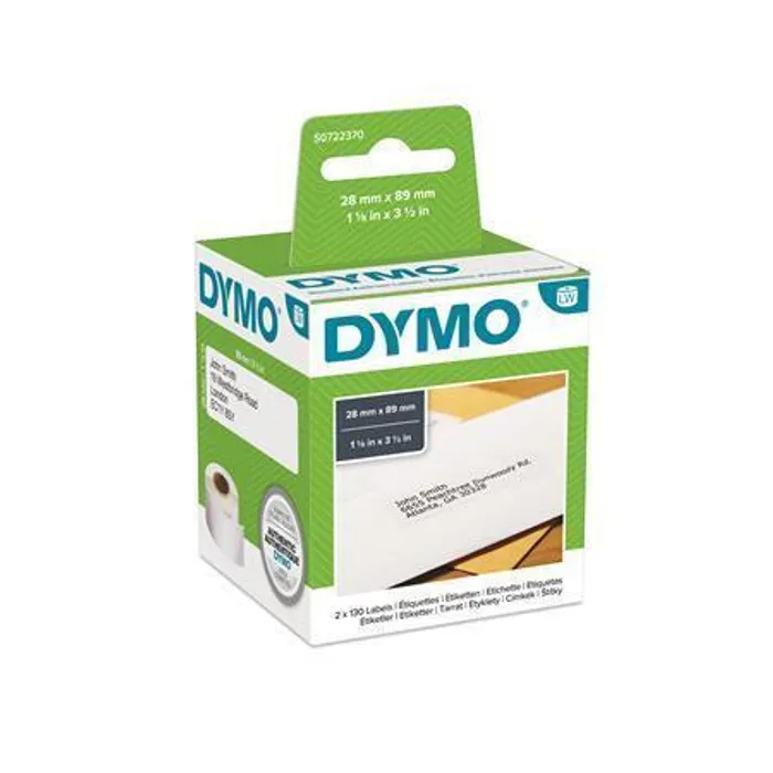 Główne zdjęcie produktu Štítky pro LW štítkovač, 89x28 mm, 130 ks, DYMO