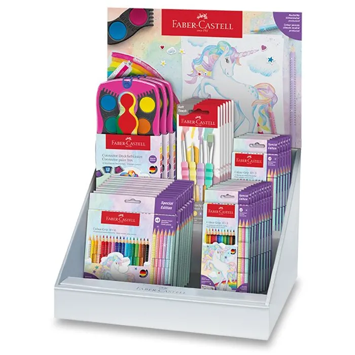 Główne zdjęcie produktu Stojánek Faber-Castell Unicorn stojánek 33 ks, speciální edice