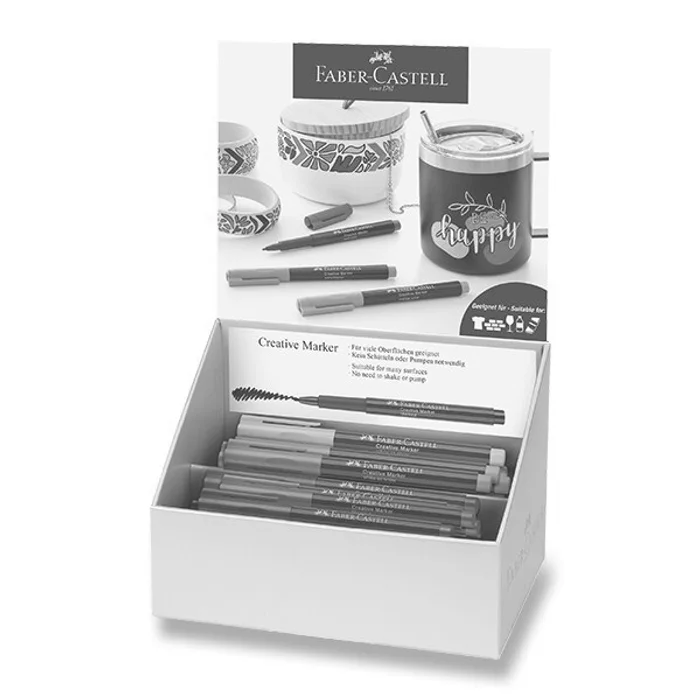 Główne zdjęcie produktu Stojánek Popisovače Faber-Castell Creative 50 ks