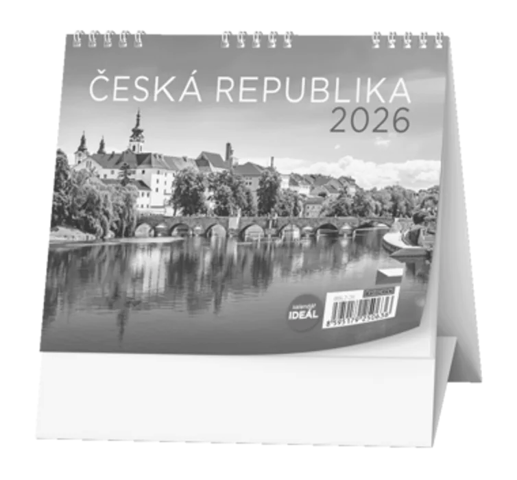 Główne zdjęcie produktu Stolní kalendář - IDEÁL - Česká republika