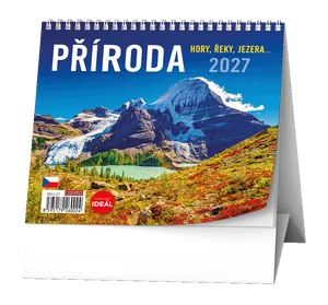 Kalendarz biurkowy - IDEÁL - Przyroda, góry, rzeki, jeziora…