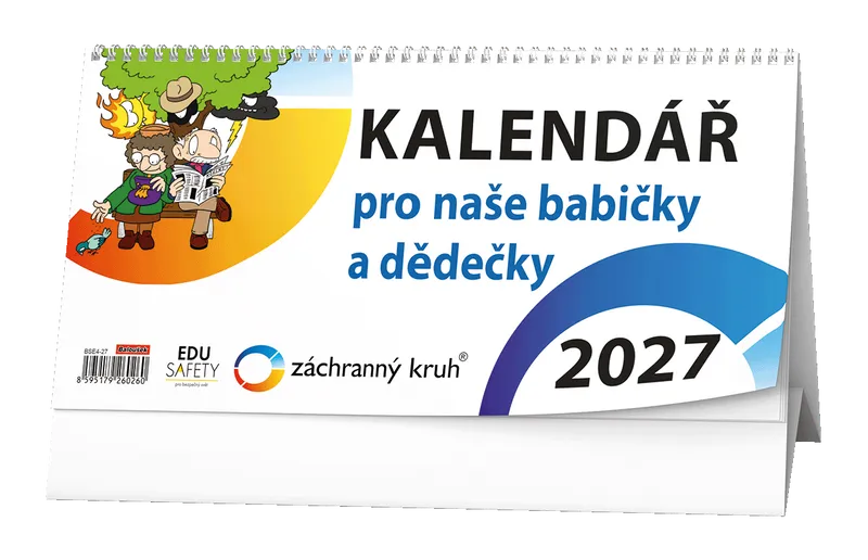 Główne zdjęcie produktu Stolní kalendář - Kalendář pro naše babičky a dědečky