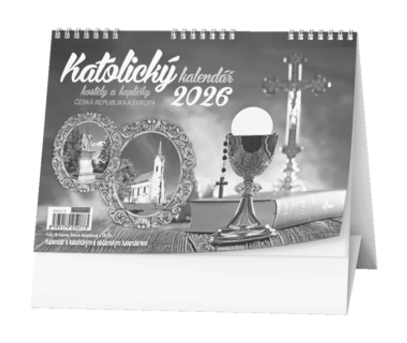 Główne zdjęcie produktu Stolní kalendář - Katolický kalendář /kostely a kapličky/