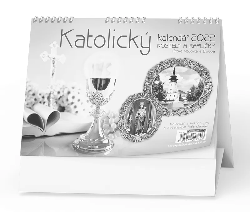 Główne zdjęcie produktu Stolní kalendář - Katolický (kostely a kapličky)