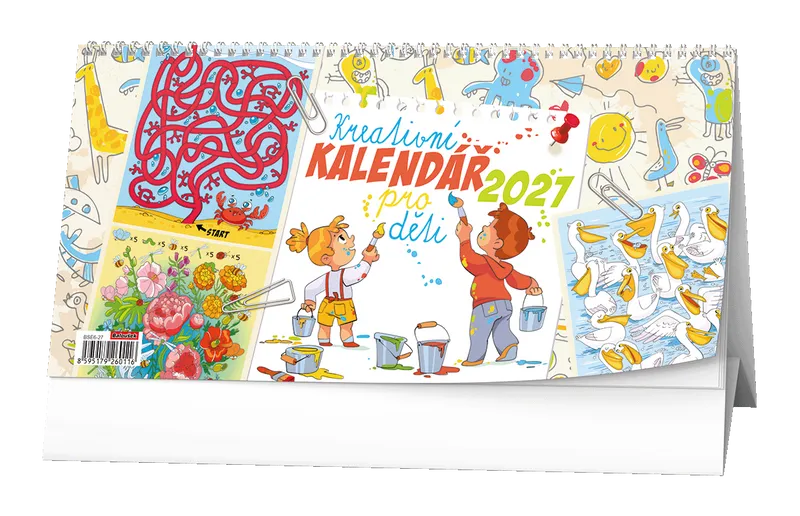 Główne zdjęcie produktu Stolní kalendář - Kreativní kalendář pro děti