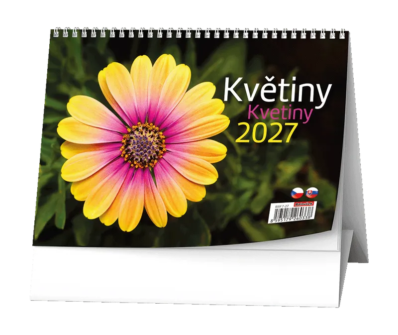 Główne zdjęcie produktu Stolní kalendář - Květiny